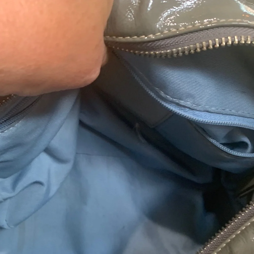 Coach Dark Olive Green Leather Shoulder Bag - Picture 3 of 9